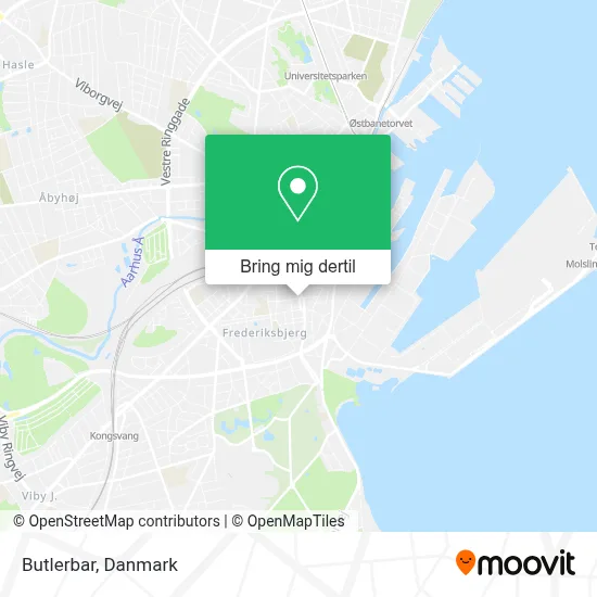 Butlerbar kort