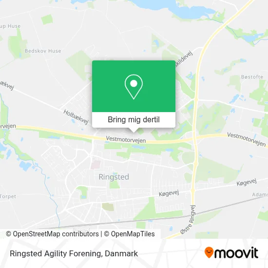 Ringsted Agility Forening kort