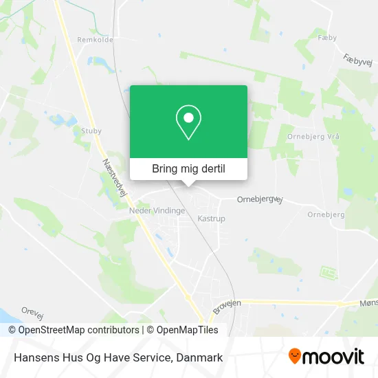 Hansens Hus Og Have Service kort
