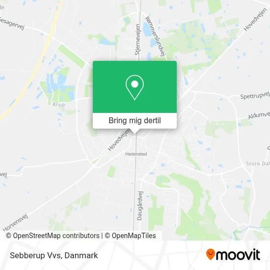 Sebberup Vvs kort