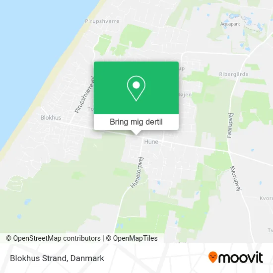 Blokhus Strand kort