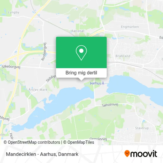 Mandecirklen - Aarhus kort