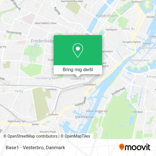Base1 - Vesterbro kort