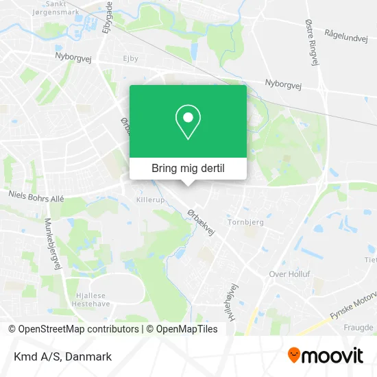 Kmd A/S kort
