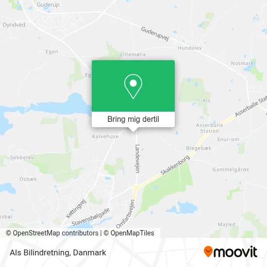 Als Bilindretning kort