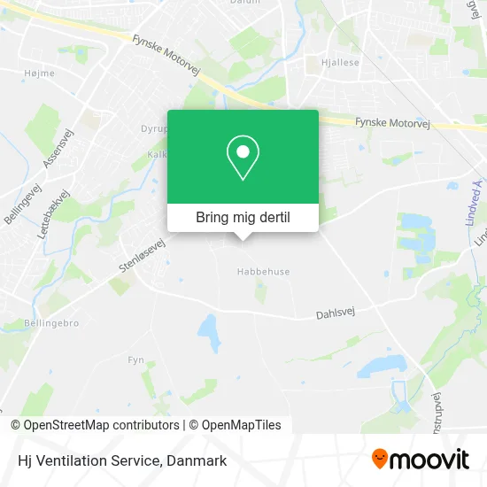 Hj Ventilation Service kort