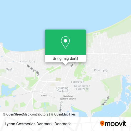 Lycon Cosmetics Denmark kort