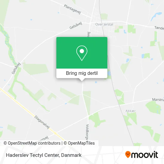 Haderslev Tectyl Center kort