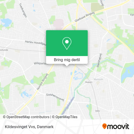 Kildesvinget Vvs kort