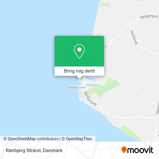 Rønbjerg Strand kort