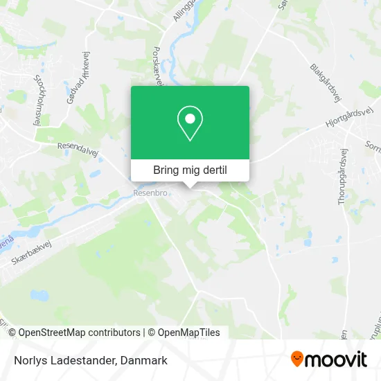 Norlys Ladestander kort