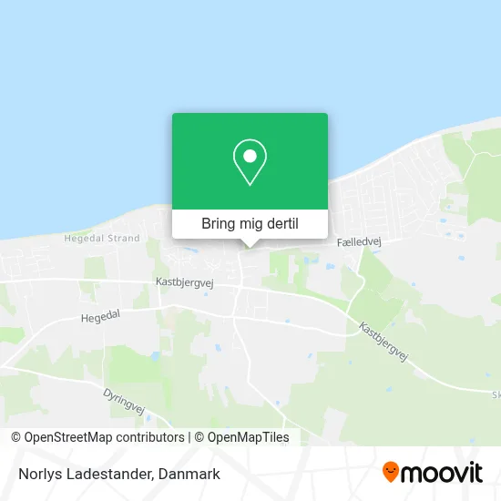 Norlys Ladestander kort