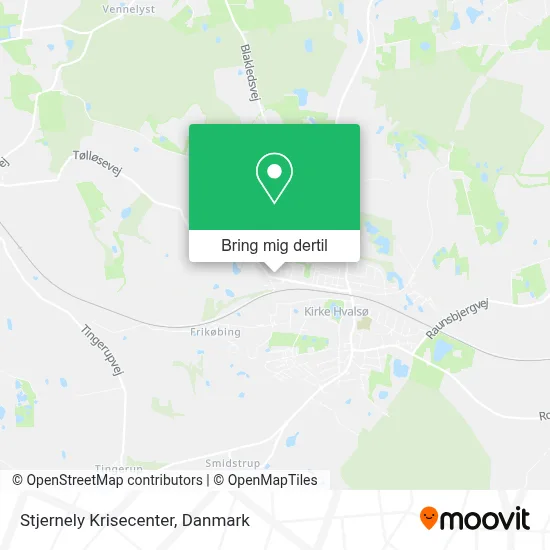 Stjernely Krisecenter kort