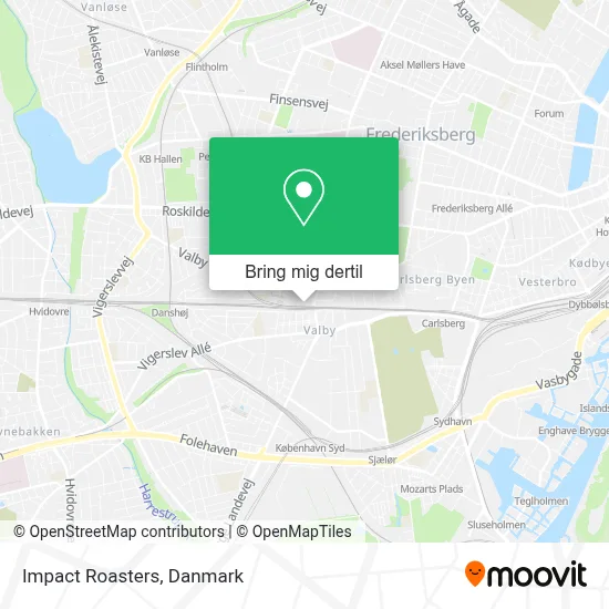 Impact Roasters kort