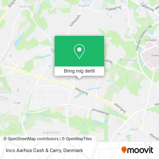 Inco Aarhus Cash & Carry kort