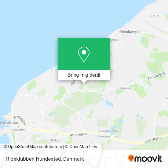 Rideklubben Hundested kort