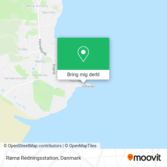 Rømø Redningsstation kort