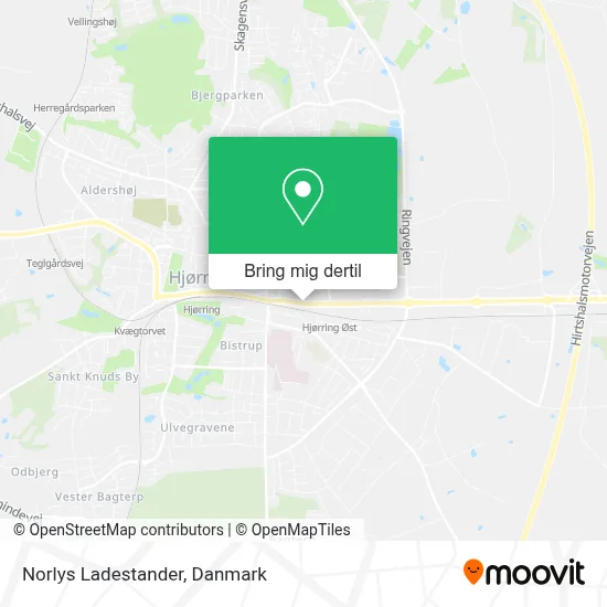 Norlys Ladestander kort