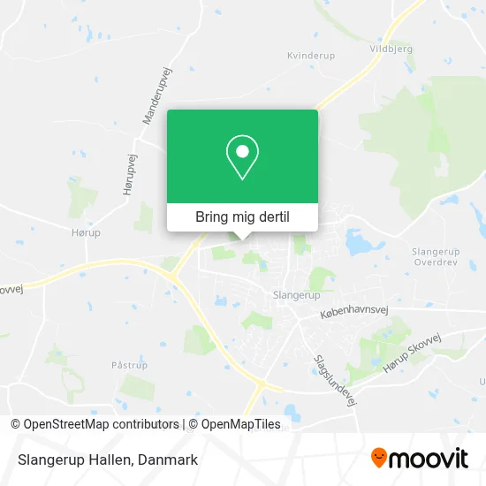 Slangerup Hallen kort