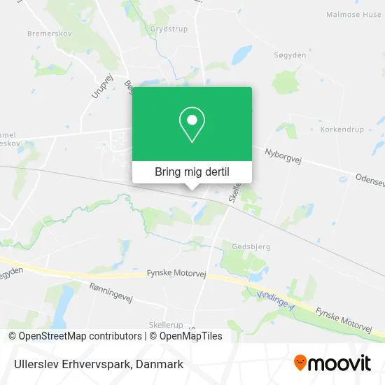Ullerslev Erhvervspark kort