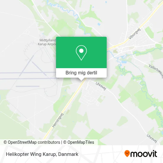 Helikopter Wing Karup kort