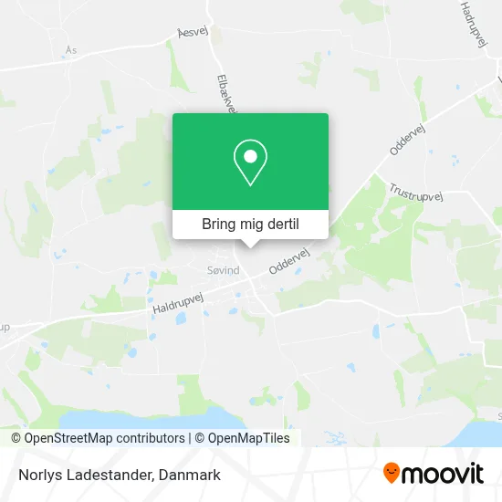 Norlys Ladestander kort