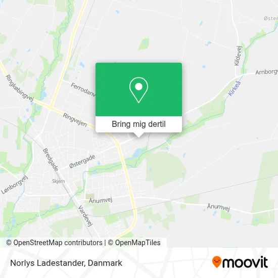 Norlys Ladestander kort