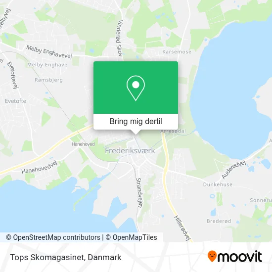 Tops Skomagasinet kort