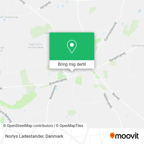 Norlys Ladestander kort
