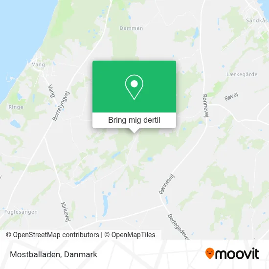 Mostballaden kort