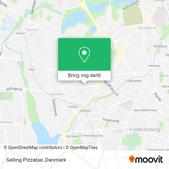 Salling Pizzabar kort