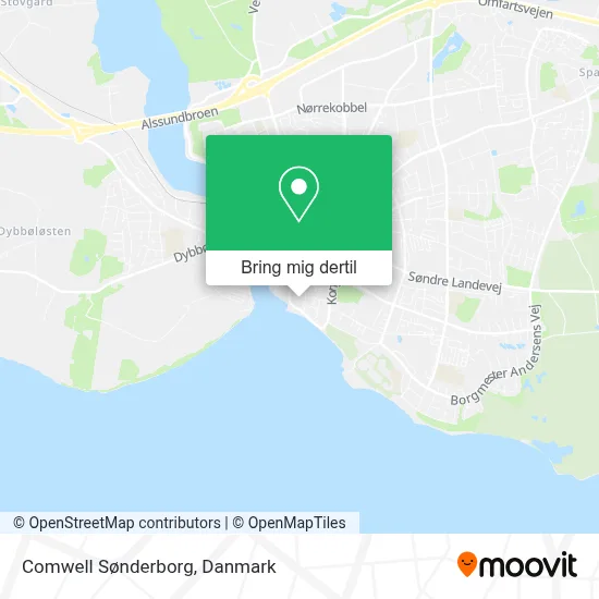 Comwell Sønderborg kort