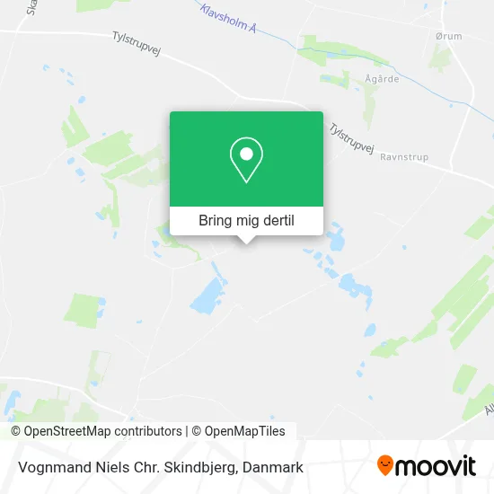 Vognmand Niels Chr. Skindbjerg kort