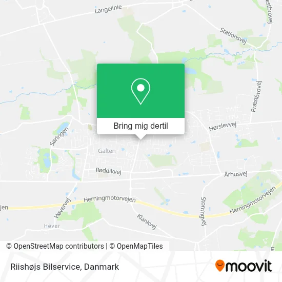 Riishøjs Bilservice kort