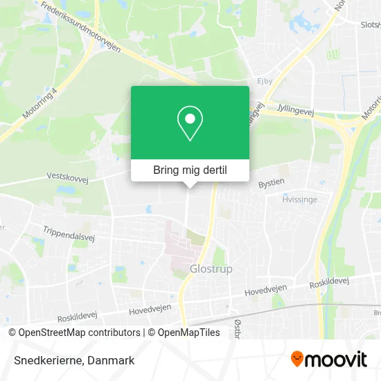 Snedkerierne kort