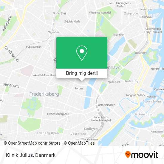 Klinik Julius kort