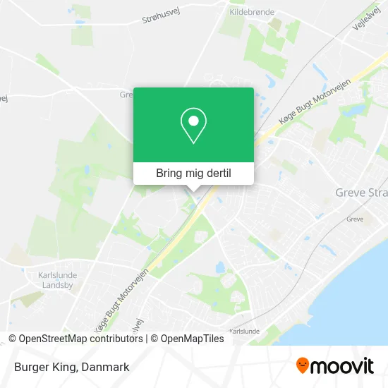 Burger King kort