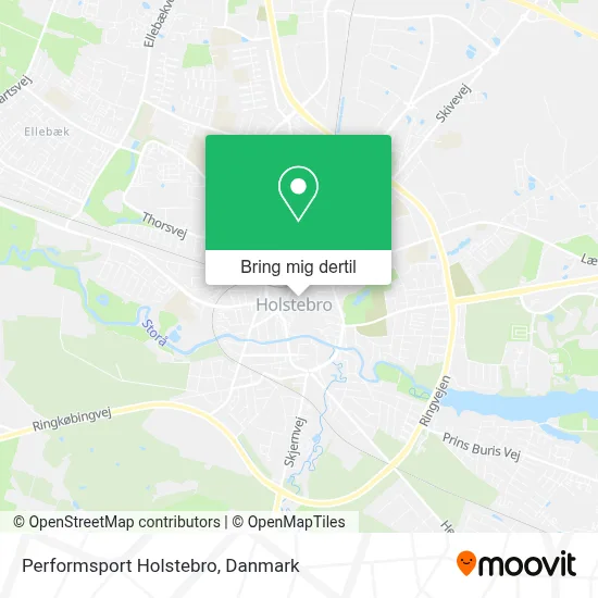 Performsport Holstebro kort