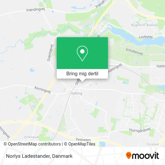 Norlys Ladestander kort