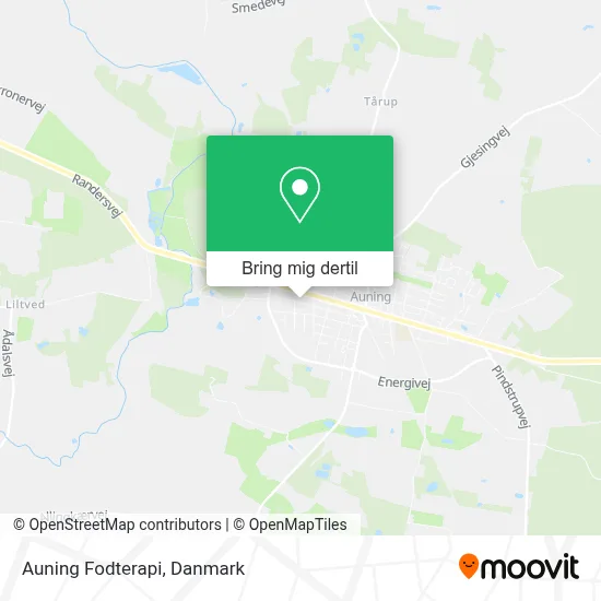 Auning Fodterapi kort