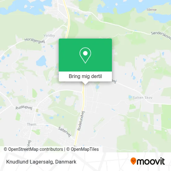 Knudlund Lagersalg kort