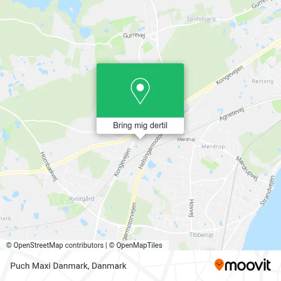 Puch Maxi Danmark kort