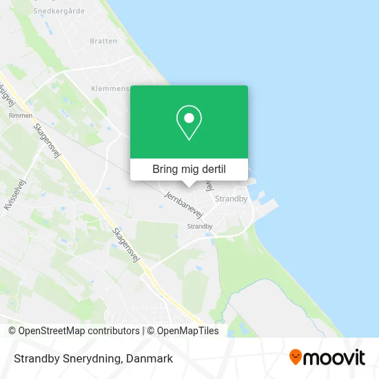 Strandby Snerydning kort