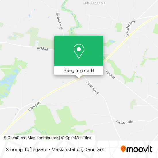 Smorup Toftegaard - Maskinstation kort
