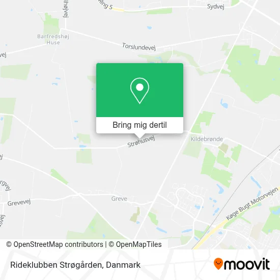 Rideklubben Strøgården kort