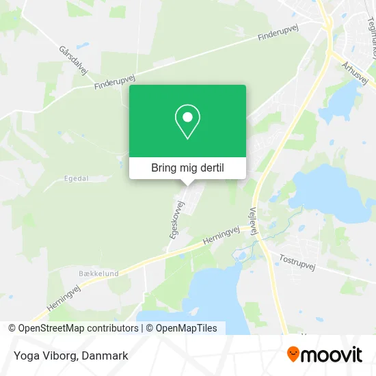 Yoga Viborg kort