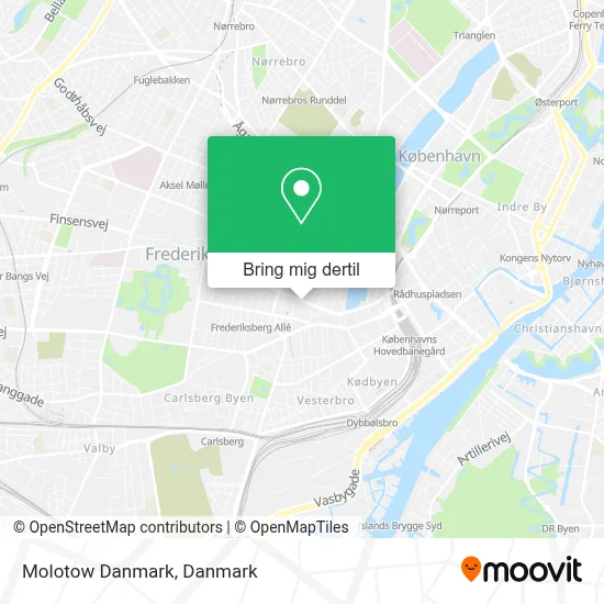 Molotow Danmark kort