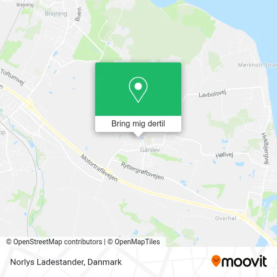 Norlys Ladestander kort