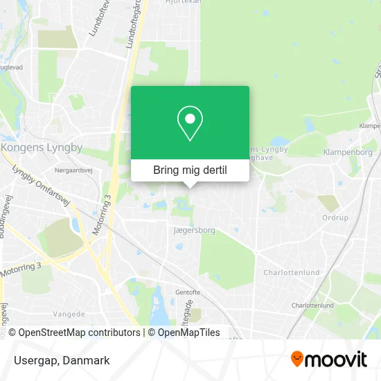 Usergap kort