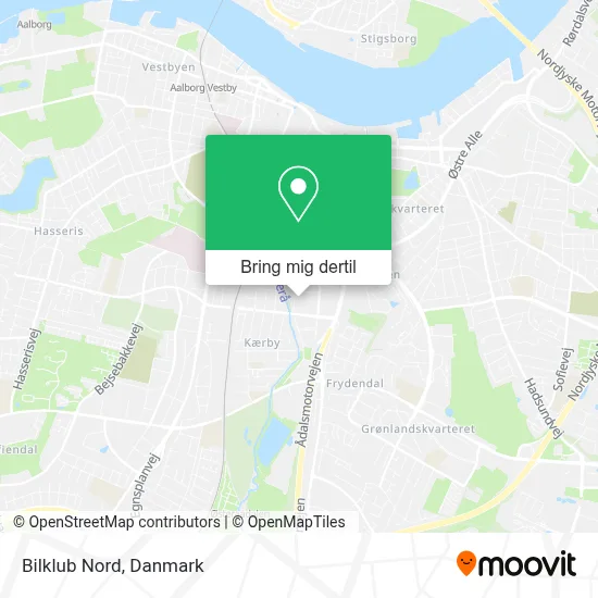 Bilklub Nord kort